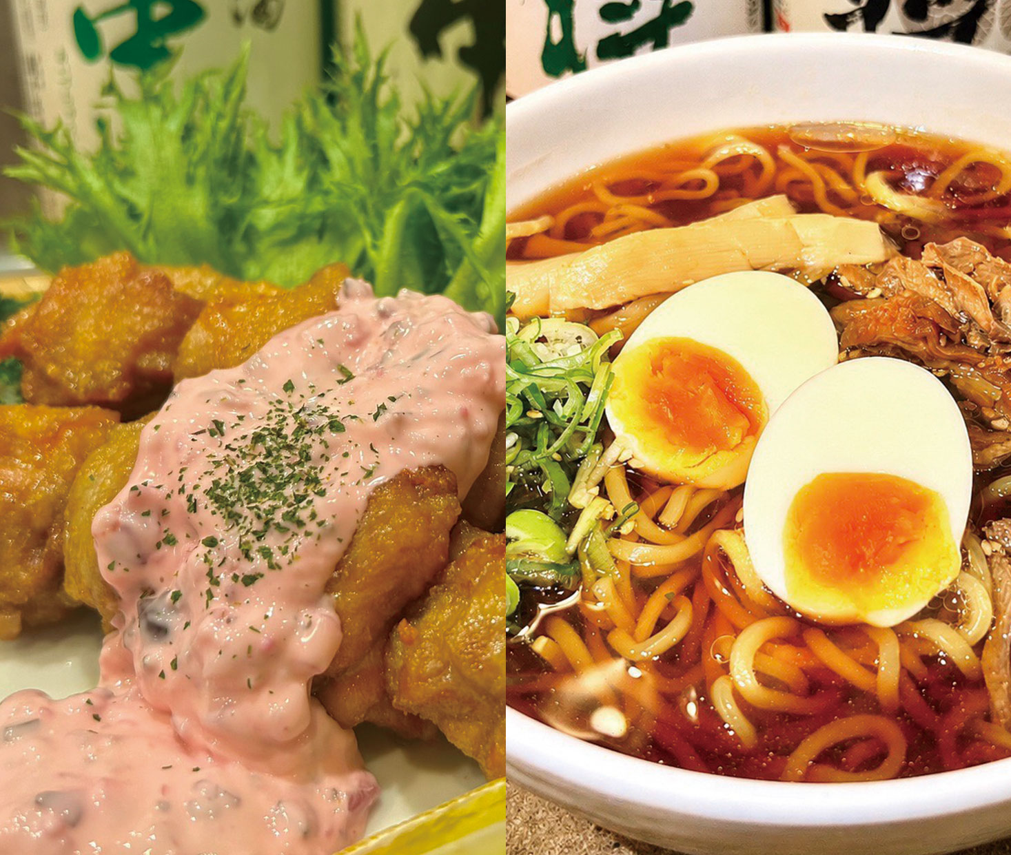 親鶏のチキン南蛮／FOOD FES 限定 特製醤油ラーメン